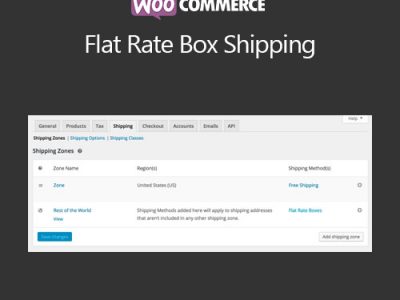WooCommerce Flat Rate Box Shipping