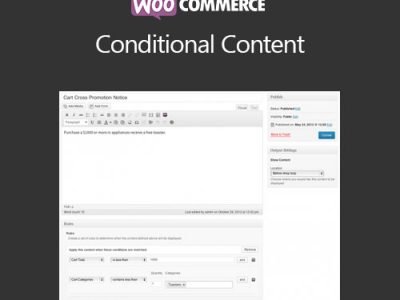 WooCommerce Conditional Content