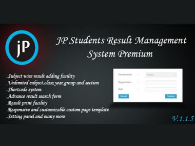 JP Students Result Management System Premium