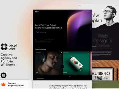 Pixelpiernyc - Creative Agency Portfolio Freelance