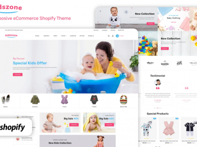 KidsZone - Kids & Children Fashion Shopify Store