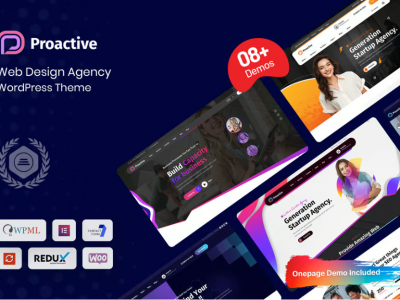 Proactive - Web Design Agency WordPress Theme