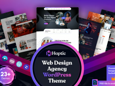 Haptic - Web Design Agency WordPress Theme