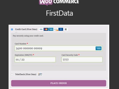 WooCommerce FirstData