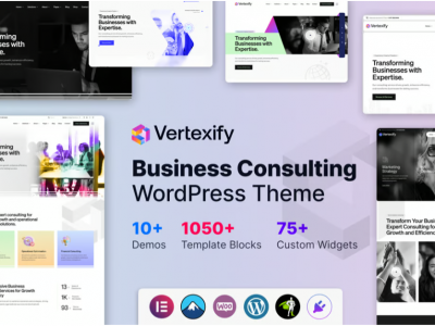 Vertexify - Business Consulting WordPress Theme