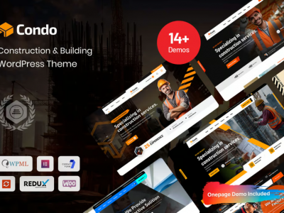 Condo - Construction & Building WordPress Theme