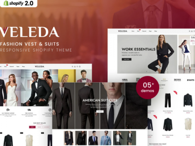 Veleda - Fashion Vest & Suits Shopify Theme