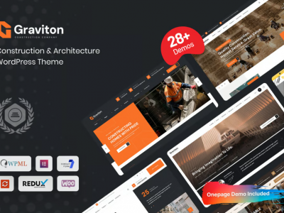 Gravtion - Construction WordPress Theme