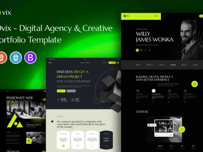 Ovix - Digital Agency & Portfolio Template