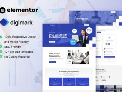 Digimark - Digital Marketing Agency Elementor Pro Template Kit