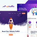 Uptraffic - Digital Marketing Agency Elementor Pro Template Kit