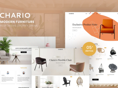 Chario - Modern Furniture Responsive Shopify Theme