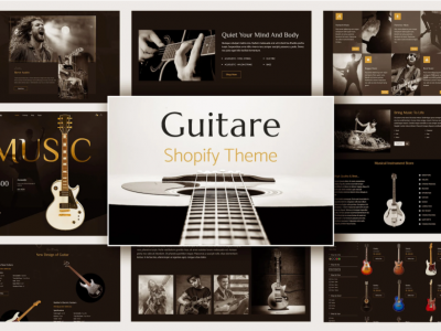 Guitare - Instruments, Music Store Shopify Theme