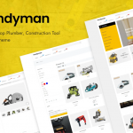 Handyman Plumber, Construction Tools Shopify Theme