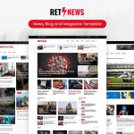Retnews - News, Blog & Magazine Template