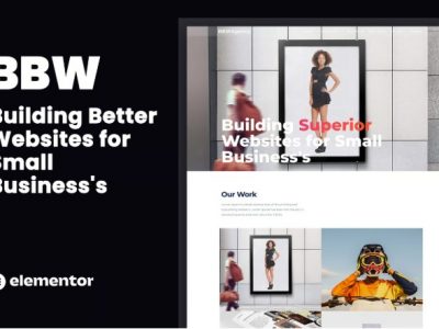 BBW - Web Design Agency Elementor Template Kit