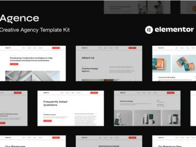 Agence Creative - Design Agency Elementor Template Kit