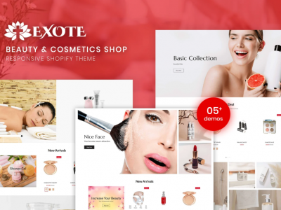 Exote - Beauty & Cosmetics Shopify Theme