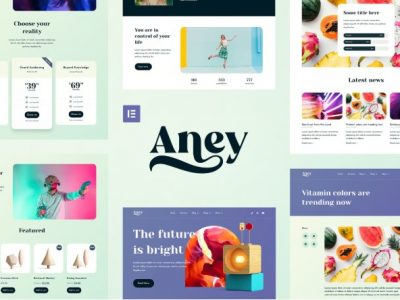 Aney - Vibrant Elementor Template Kit