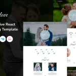 Twain Love - Responsive React Wedding Template