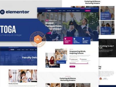 Toga - University & College Elementor Pro Template Kit