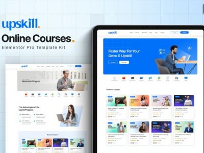 Upskill - Online Course Elementor Pro Template Kit