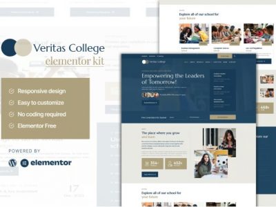 Veritas - University and School Elementor Template Kit