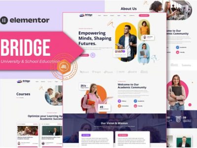 Bridge - University & School Education Elementor Template Kit