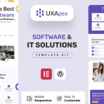 UXApex – IT Solutions & Services Company Elementor Template Kit
