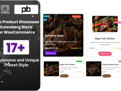 WooCommerce Product Showcase Gutenberg Block