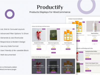 Products Displays For WooCommerce - Productify