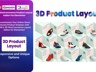 3D WooCommerce Product Layout Addon For Elementor