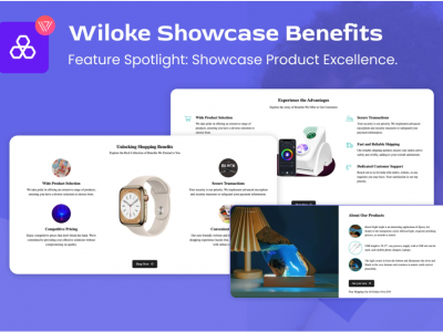 Wiloke Showcase Benefits Addon for Elementor