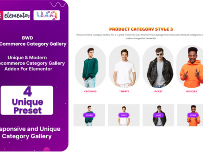WooCommerce Category Gallery Addon For Elementor