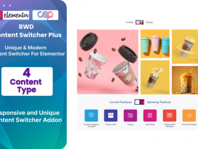 Content Switcher Plus Addon For Elementor