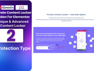 Private Content Locker Addon For Elementor