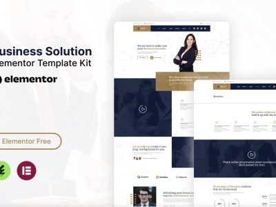 Clutch - Business Solution Elementor Template Kit