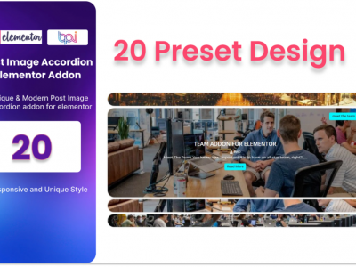 Blog Post Image Accordion Addon For Elementor