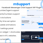 Messenger chat support WordPress Plugin
