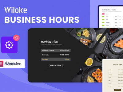 Wiloke Business Hours For Elementor