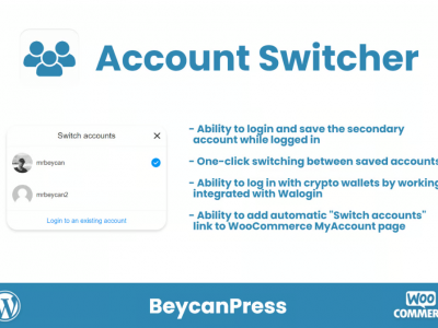 Account Switcher for WordPress-Multiple accounts