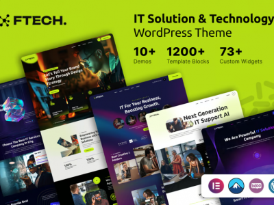 Ftech - IT Solution & Technology WordPress