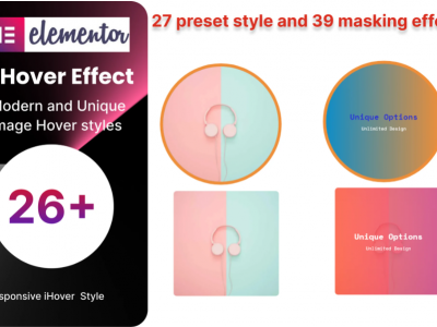 Elementor iHover effect addon