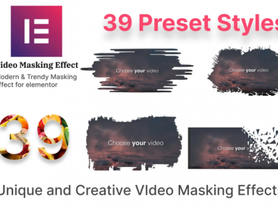 Masking Video addon for Elementor