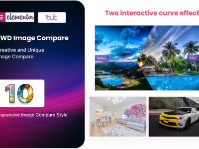 Image Compare addon for elementor
