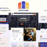 Applicare - Home Appliance Repair Services Elementor Pro Template Kit