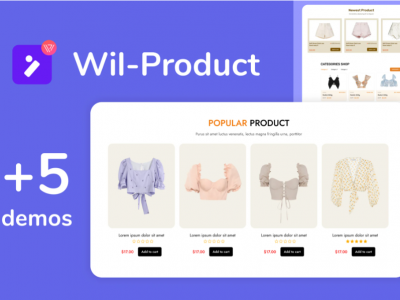 Wiloke WooCommerce Products Grid and Slider