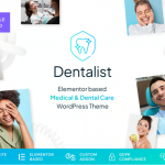 Dentalist - Medical and Dentist WordPress Theme