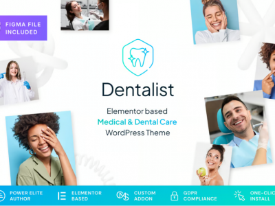 Dentalist - Medical and Dentist WordPress Theme