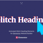 Glitch Heading for Elementor